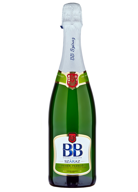 BB száraz fehér pezsgő 0.75
