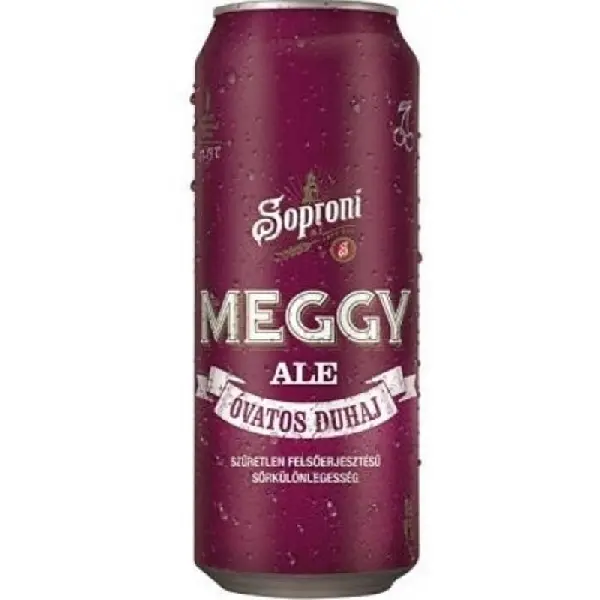 Soproni óvatos duhaj meggy 0.5l